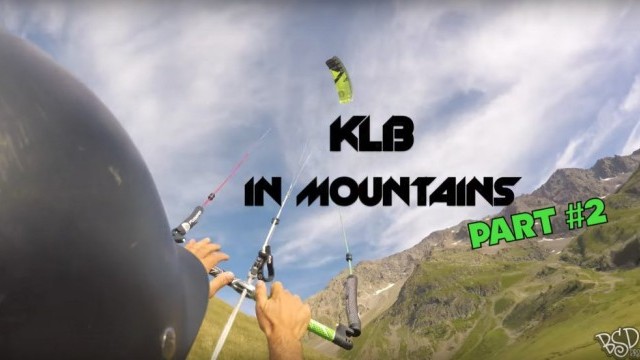 Kite LandBoarding In Mountains - Part #2 - Loop it !