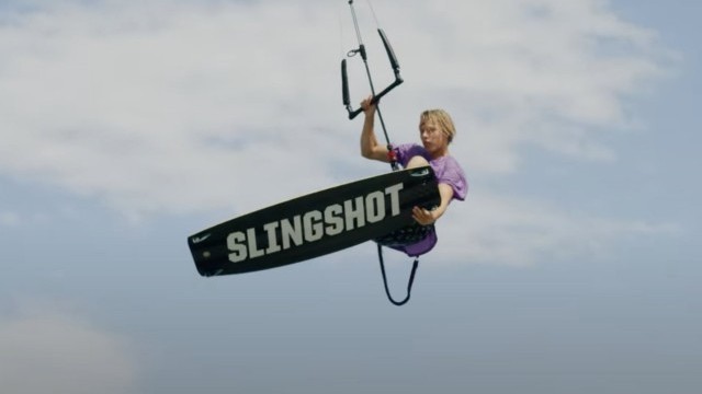 Slingshot Riders Kimo & Stino Kiteboarding in Greece