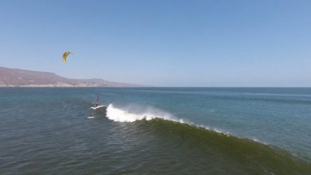 Foil Surfing with a Breeze