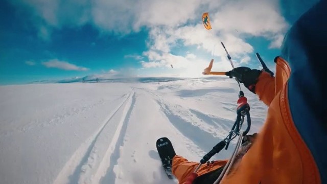 Sweden Snowkite heaven