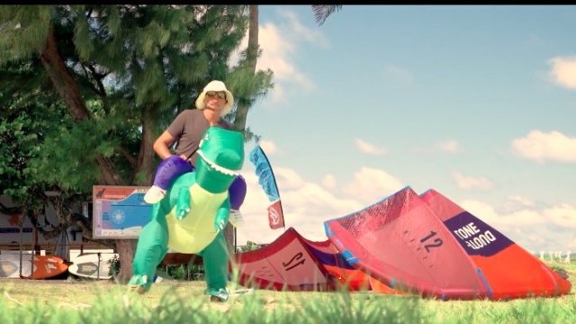 Kitesurfing Dinosaur - HALLOWEEN Special