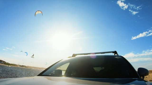 KITESURFING TOW-UP behind a PORSCHE - World Of Whaley³ - Episode 13