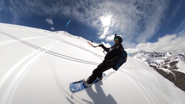 SNOWKITE GOPRO MAX - Pic Lombard 2 & 7 May 2021