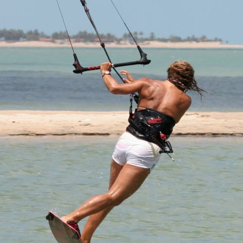Hooked in Front to Blind Kitesurfing Technique
