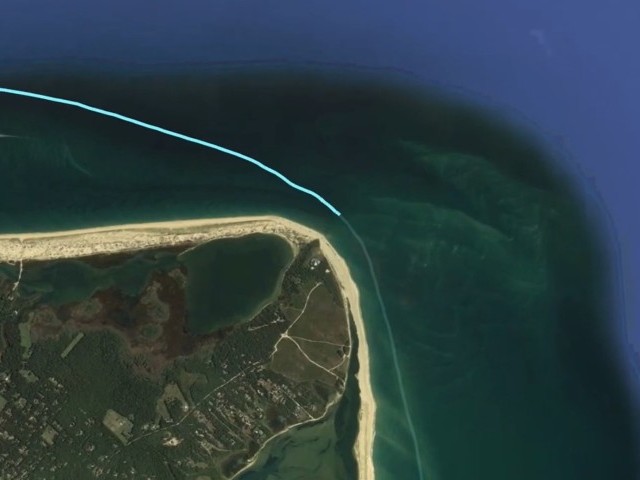 Circumnavigation Record of Martha's Vineyard