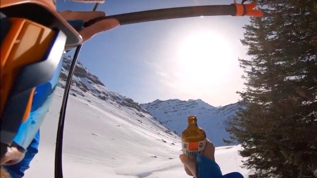 Snowkite and Drink