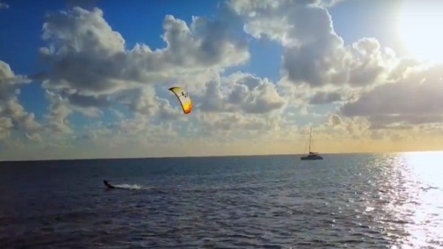 Drone Kite Fly By