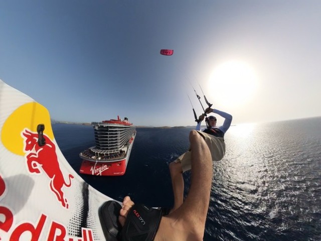 Watch the Moment Tom Bridge Jumps Off the Top of a Cruise Ship!