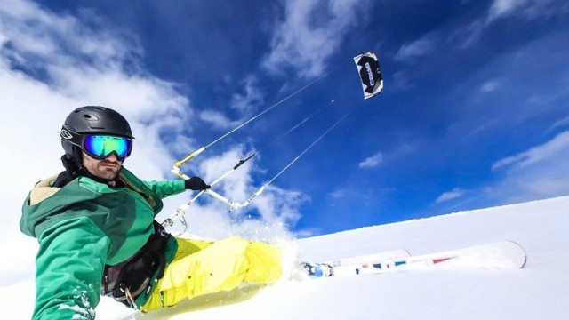 Snowkite 360 Swiss Alps Project