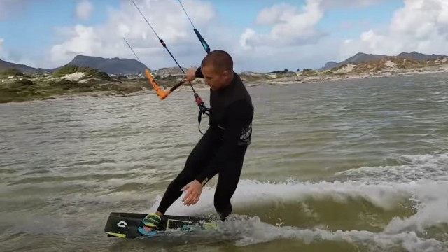 First 14 Tricks for Kiteboarders (hooked in, twintip, light wind skills)