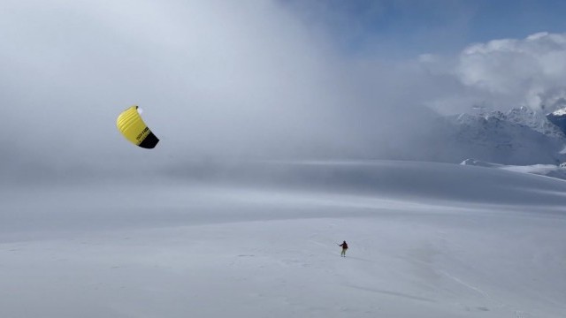 Snowkite @ Silvretta Gletscher 2021