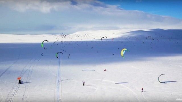 Guide to Snowkite Racing with Peter Martel | Gillette World Sport