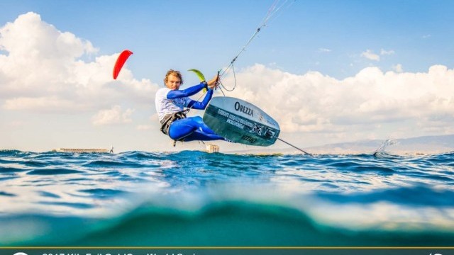 Tricky Day For Front-Runners At KiteFoil Gold Cup World Championship