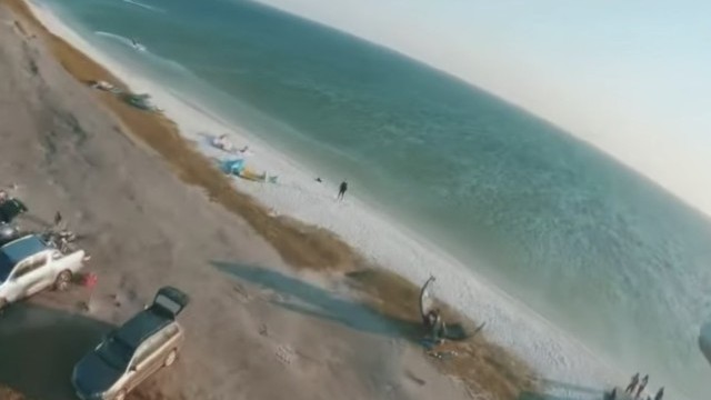 POV over an island #kitesurfing!
