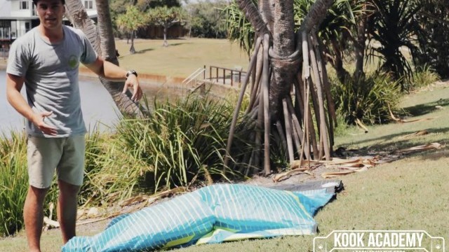 How do I roll up my kite?  Kook Academy: Liquid Force Kiteboarding