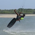 Kitesurfing Technique - One Foot Dark Slide