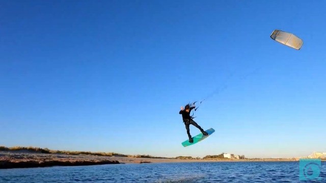 Clément and his new kite!