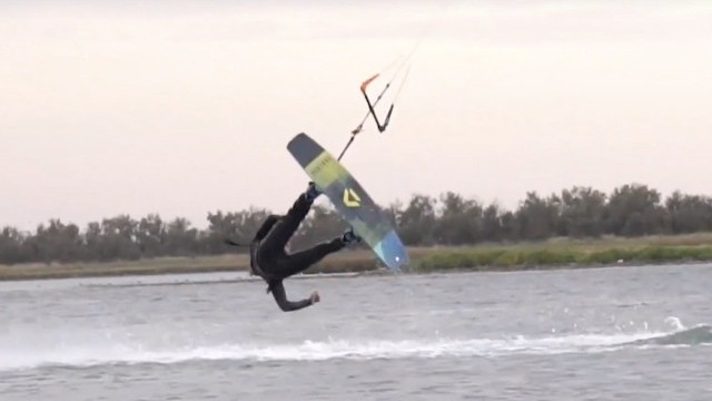 The best kite & snowkite crashes - Artem Garashchenko