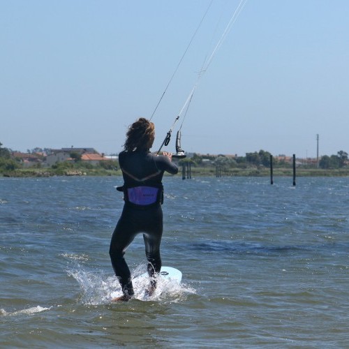 Beach Start a Strapless Surfboard Kitesurfing Technique