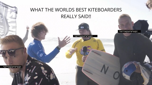 Worlds Best Kiteboarding Pro's Get Caught with the Dirty Spy Cam at KOTA