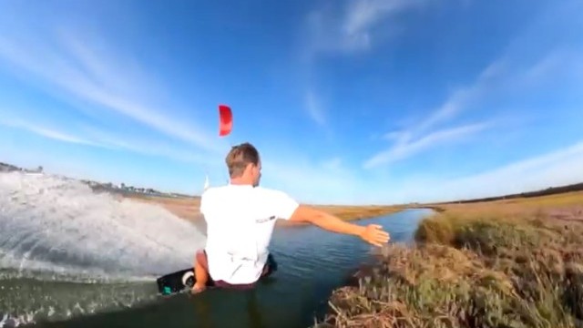 KITEBOARDER'S CREATIVITY HAS NO LIMITS