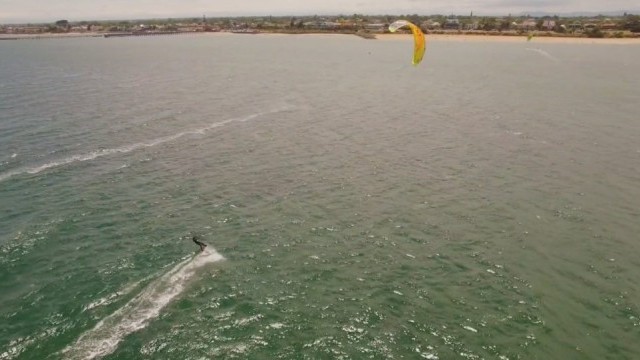 Summer Kite Surfing - Brighton Beach Melbourne