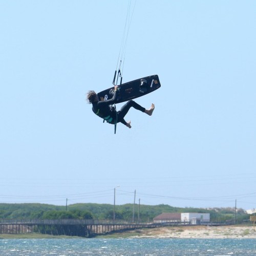 Back Roll Tail Grab Board Off Kitesurfing Technique