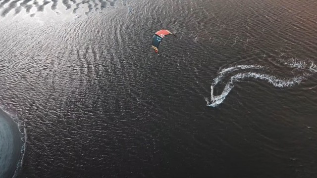 Kiteboarding on Kiawah Island