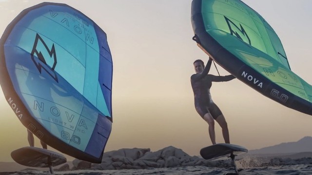 This is Wing Foiling 2023. #RunFlyBe