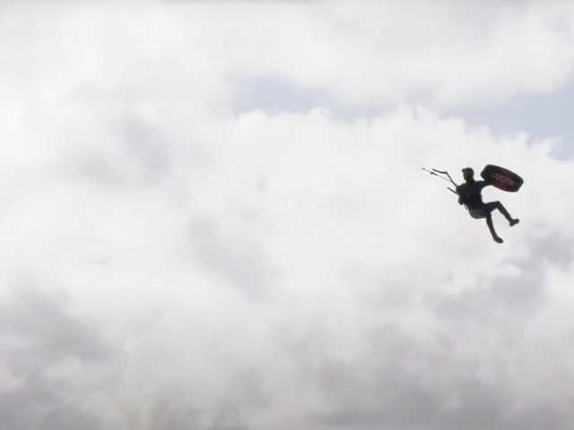 Big air is fast evolving, kiteloops getting more and more technical with added rotations.