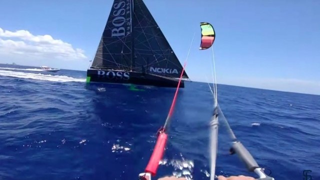The Race! Kite foil vs Alex Thompson's Racing VLOG #22