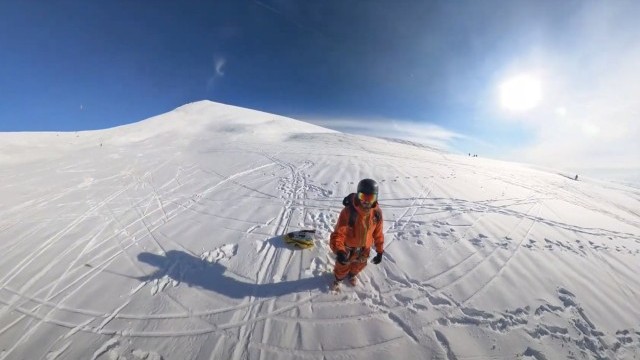 Snowkite - peak5 6m - Spot charmant som - 18.12.22