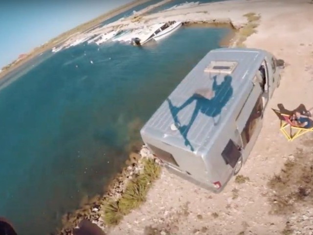 Kitesurfing Croatia - Jumping Over A Fishing Port With Ben Beholz HD