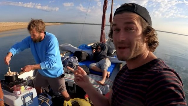 Camping on a 21ft boat!