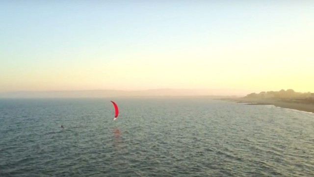Sunset Foiling - Sandbanks, Poole