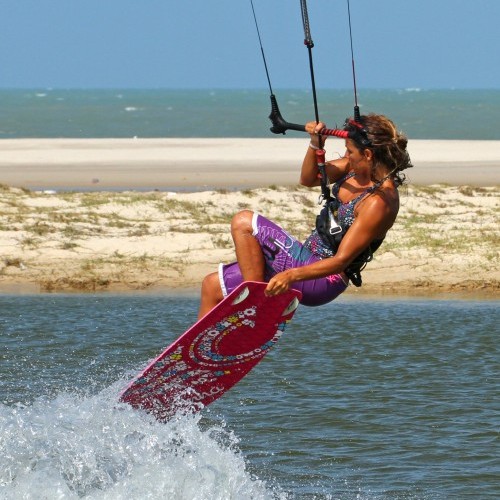 Nose Grab Pop Front Loop Transition Kitesurfing Technique