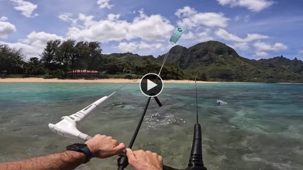 This is Kauai Hiking and Kiting Adventures Free Kitesurfing