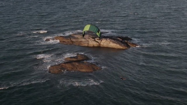 Jeremy Burlando in Tatajuba, Brazil Big Air Kite Competition