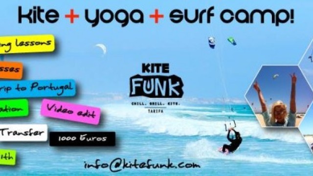 Kite Funk Kite + Surf + Yoga camp!