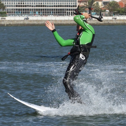 Surf Board Duck Tack Kitesurfing Technique