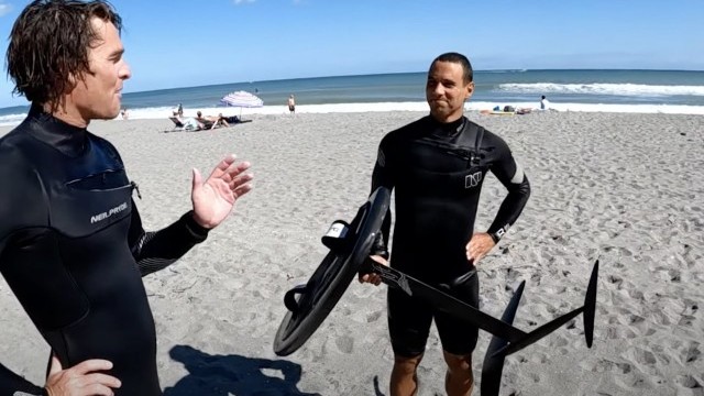Practicing Backflips | TOW FOILING