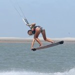 Kitesurfing Technique - Pop Nose Grab Hooked-In