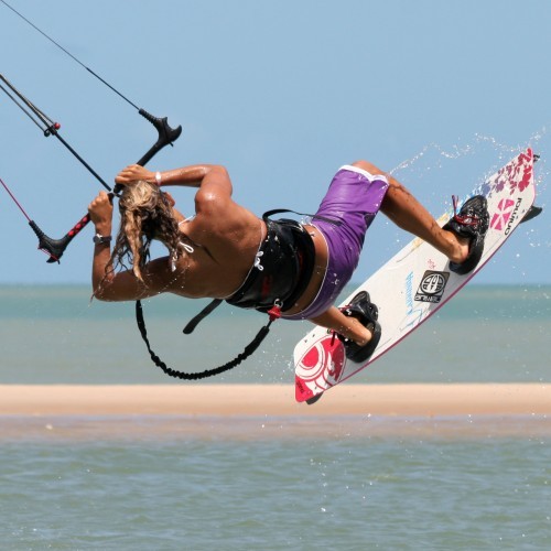 Hooked in Back to Blind Kitesurfing Technique