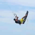 Kitesurfing Technique - Beach Start Back Roll Grab