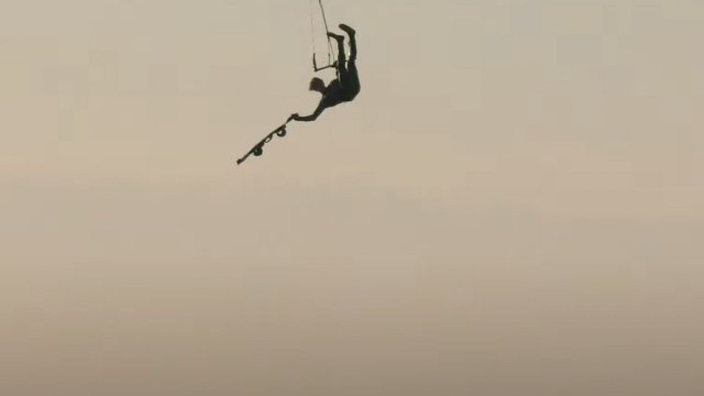 Defying Gravity, Ozone R1 V4 15.0 propelles you up, watch the end for a 18 sec. floating 20+ jump