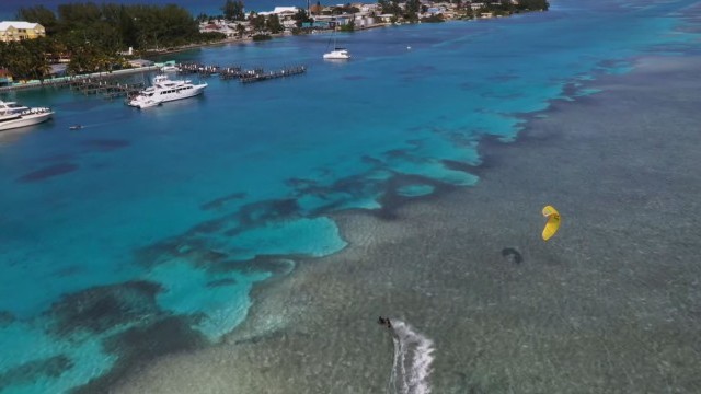 Kitesurfing Bimini's Sharky Waters