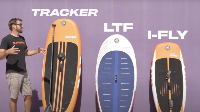 Tracker vs. LTF vs. I-Fly How to choose your Slingshot inflatable winging and wing foiling board