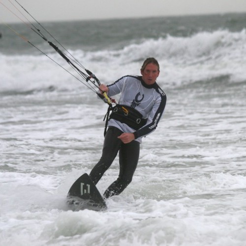 Surfboard Foot Change Kitesurfing Technique