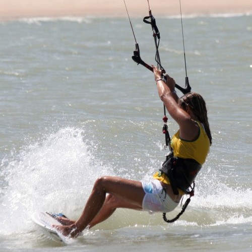 Surfboard Tack Kitesurfing Technique