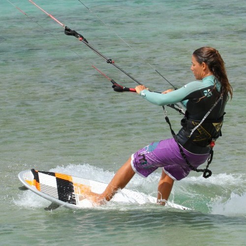 Fin First Beach Start Kitesurfing Technique